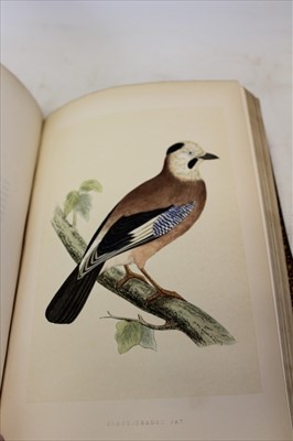 Lot 2620 - Books - Charles Robert Bree, A History of the Birds Of Europe, four presentation volumes to Lady Henniker of Thornham Hall, volume one inscribed ‘Anne Henniker from the Author Nov. 7. 1863’