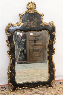 Lot 1301 - 18th century style Chinoiserie wall mirror by Theodore Alexander