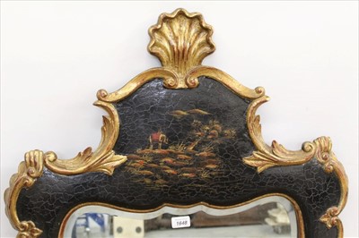 Lot 1301 - 18th century style Chinoiserie wall mirror by Theodore Alexander