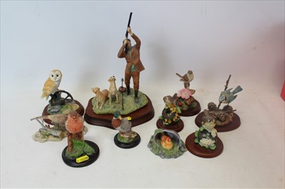 Lot 2070 - Collection of Ten Border Fine Arts and Country Artists figures (10)