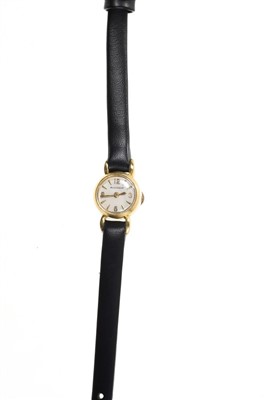 Lot 803 - Lady’s Jaeger-LeCoultre gold wristwatch