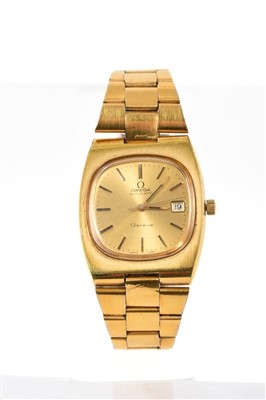 Lot 804 - Omega Automatic Genève gold plated wristwatch