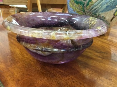 Lot 1131 - Very large, 18th/19th century Blue John bowl