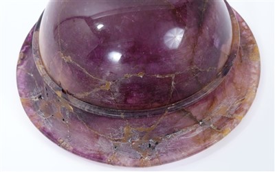 Lot 1131 - Very large, 18th/19th century Blue John bowl