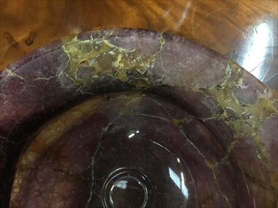 Lot 1131 - Very large, 18th/19th century Blue John bowl