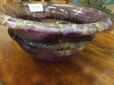 Lot 1131 - Very large, 18th/19th century Blue John bowl