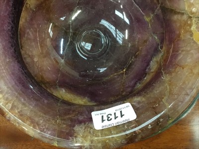 Lot 1131 - Very large, 18th/19th century Blue John bowl