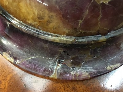 Lot 1131 - Very large, 18th/19th century Blue John bowl