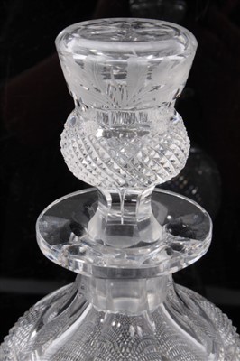 Lot 276 - Edinburgh Crystal thistle decanter