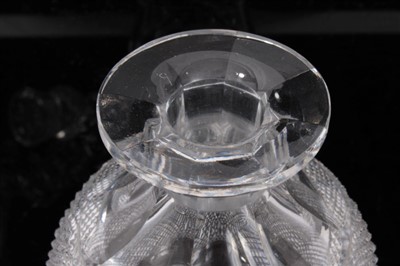 Lot 276 - Edinburgh Crystal thistle decanter