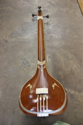 Lot 3560 - Tampura (musical instrument)