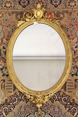 Lot 1702 - Victorian gilt framed wall mirror