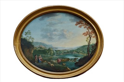 Lot 1465 - 18th/19th century oil on copper Roman School