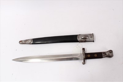 Lot 724 - Boer war Lee Metford bayonet and scabbard