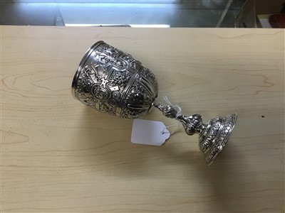 Lot 11 - Major General The Honourable Earl of Athlone - fine Victorian silver goblet