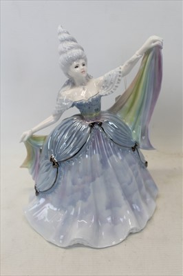 Lot 2073 - Coalport limited edition figure- Millennium Ball series; Rain, numbered 569 of 2,500, boxed with certificate , 26cm.