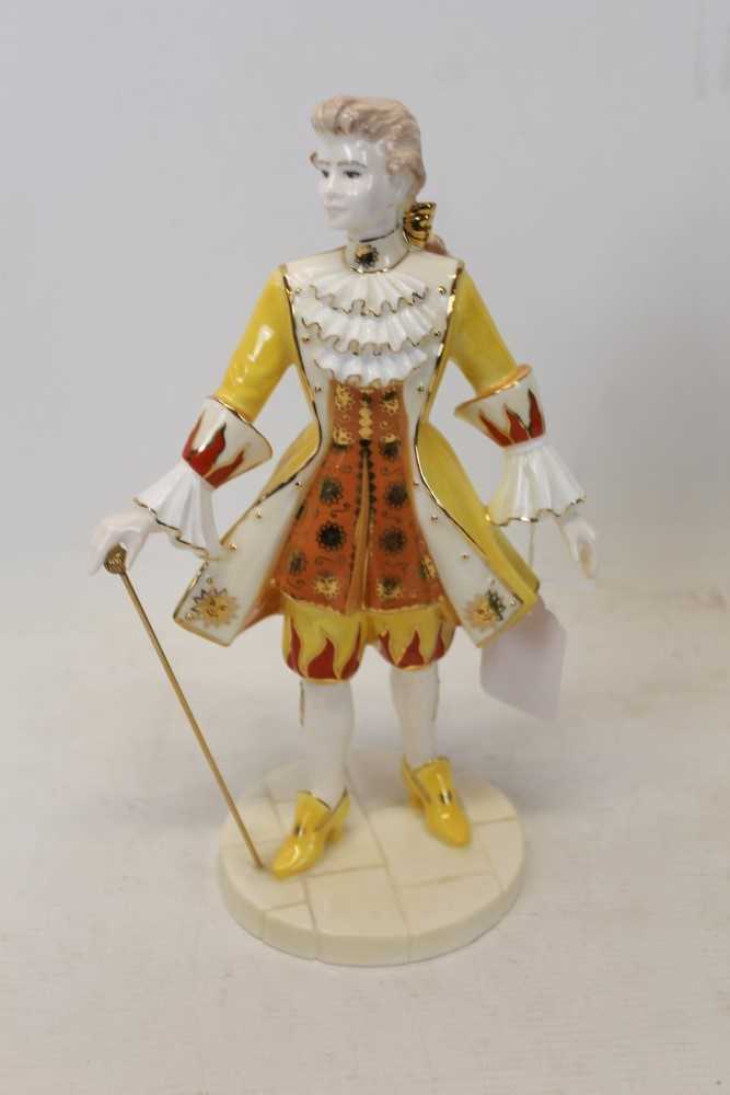 Lot 2076 - Coalport limited edition figure- Millennium Ball series; Sun, numbered 159 of 2,500, boxed with certificate , 26cm.