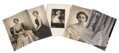 Lot 39 - H.M. Queen Elizabeth II - a collection of six fine black and white portrait photographs taken by Dorothy Wilding