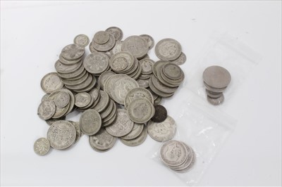 Lot 208 - G.B. mixed silver