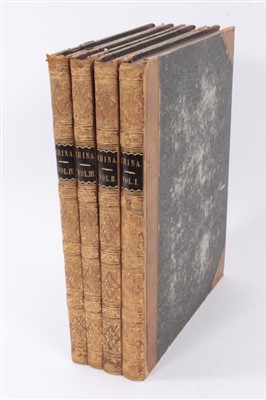 Lot 1118 - Four volumes - ‘China in a Series of Views, Displaying the Scenery, Architecture and Social Habits’ by Thomas Allom and The Rev. Wright