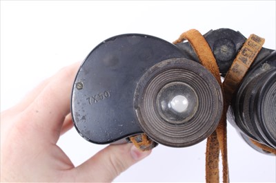 Lot 575 - Pair of Second World War American 7 x 50, Naval Binoculars, by Spencer, Buffalo, marked U.S. Navy. BU Ships, Mark III. Mod. 5, 10,126, 1941