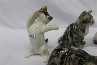 Lot 2085 - Four Winstanley china cats