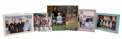 Lot 50 - H.M.Queen Elizabeth II and H.R.H. The Duke of Edinburgh - six signed Christmas cards 1980-1986