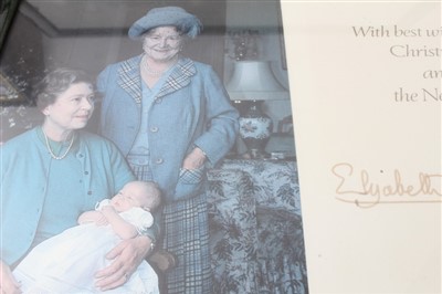 Lot 67 - H.M.Queen Elizabeth II and H.R.H. The Duke of Edinburgh - four signed Christmas cards