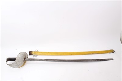 Lot 708 - Cavalry troopers sword