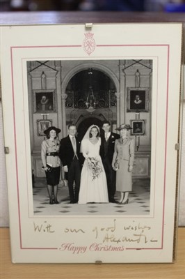 Lot 69 - T.R.H. Prince and Princess Michael of Kent signed presentation photograph