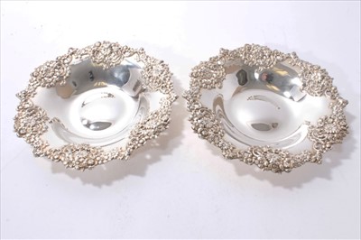 Lot 246 - Pair of Tiffany & Co. silver dishes