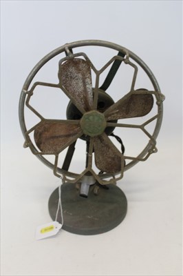 Lot 3503 - Art Deco Gilbert electric fan