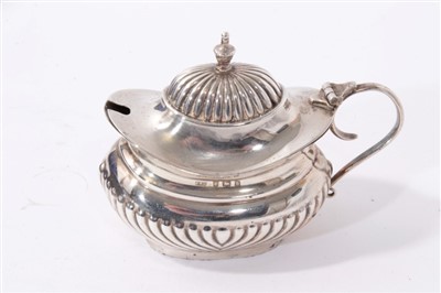 Lot 521 - Selection of Victorian and Edwardian silver condiments.