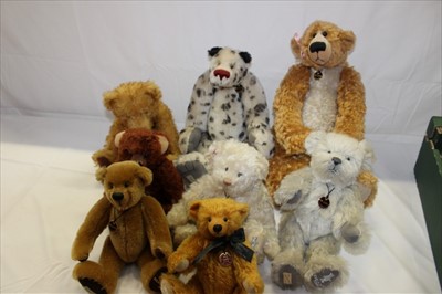 Lot 2786 - Deans limited edition bears including Bean Bag bear, Toby, Matilda, large Patsy Paws