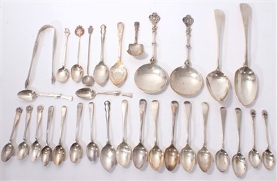 Lot 512 - Selection of miscellaneous silver flatware.