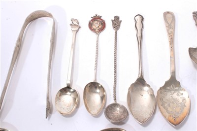 Lot 512 - Selection of miscellaneous silver flatware.