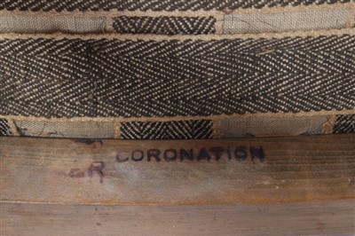 Lot 126 - 1953 Coronation stool