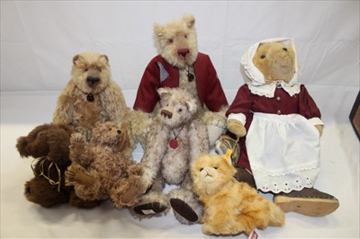 Lot 2790 - Designer bear selection including Moonlight, Jack Junior , Truffles by Deans bears, Billy 1/1 by PET Bears, etc.