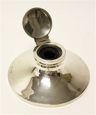 Lot 513 - 1930s Silver Capstan Inkwell (Birmingham 1932)