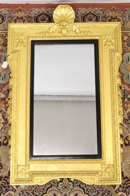 Lot 1634 - George I style gilt wall mirror