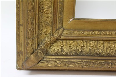 Lot 1616 - 19th century gilt frame - internal size 51cm x 76cm