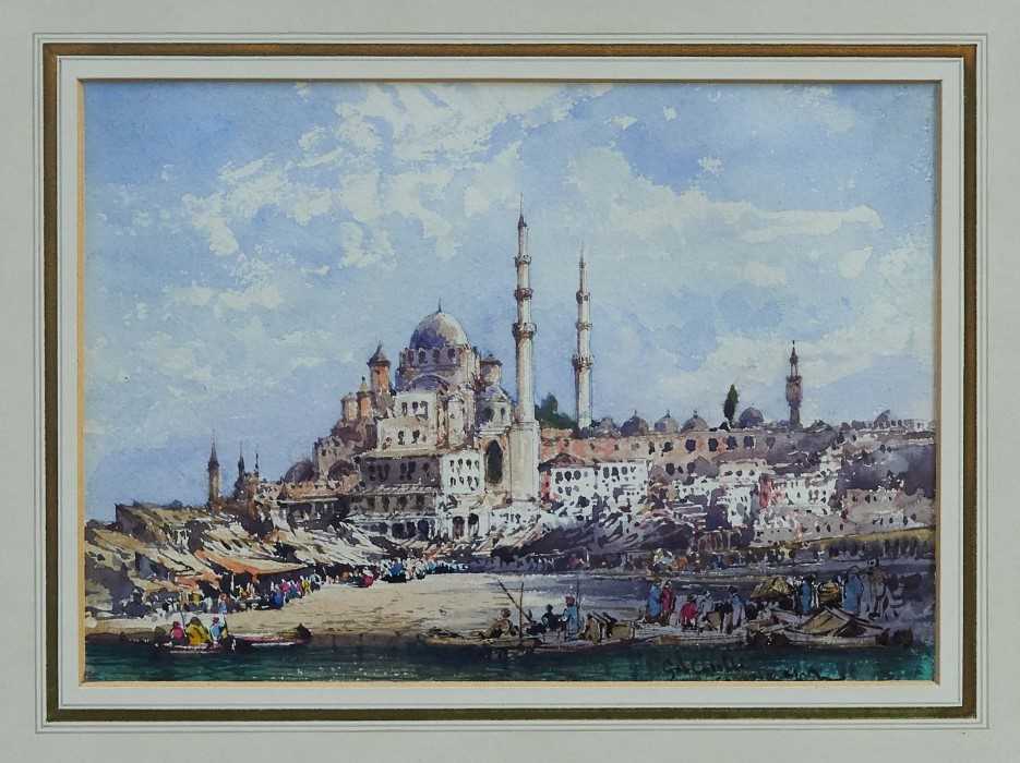 Lot 1460 - Gabriel Carelli (1821-1900) pen, brown ink and watercolour