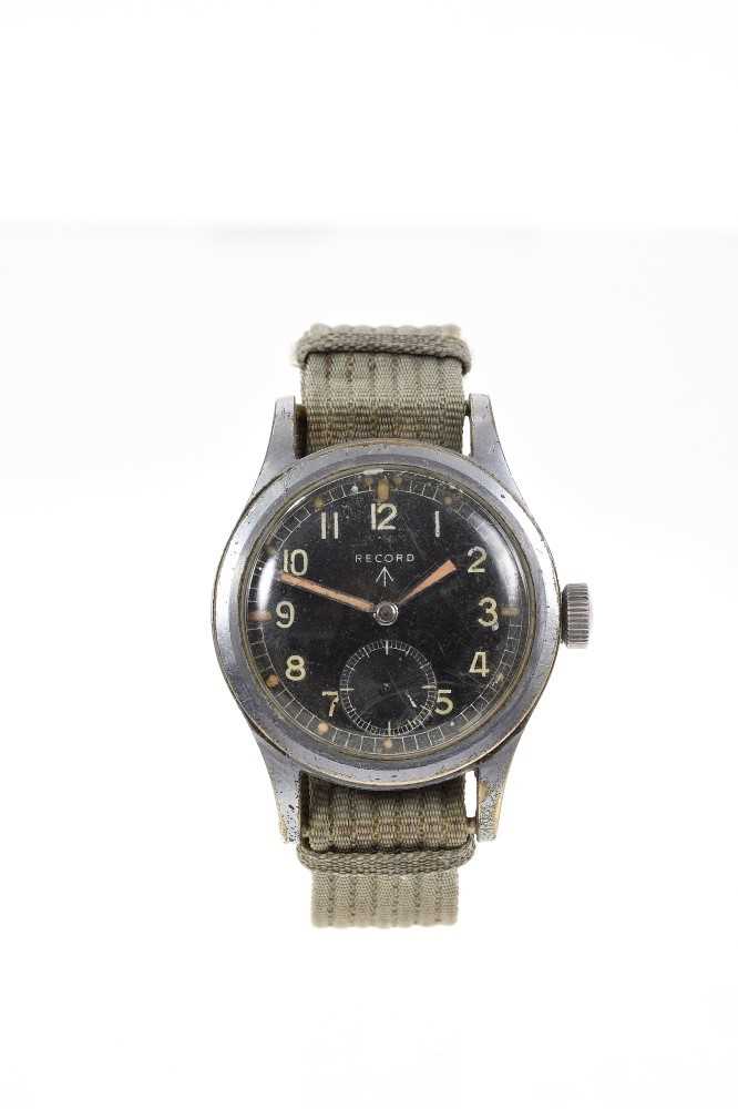 Lot 791 - Record military watch