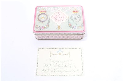 Lot 161 - The Wedding of T.R.H. The Prince of Wales and The Duchess of Cornwall 2005, piece of wedding cake