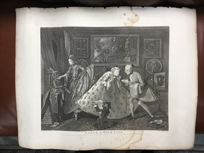 Lot 1482 - William Hogarth (1697-1764) collection of 18th and 19th century engravings