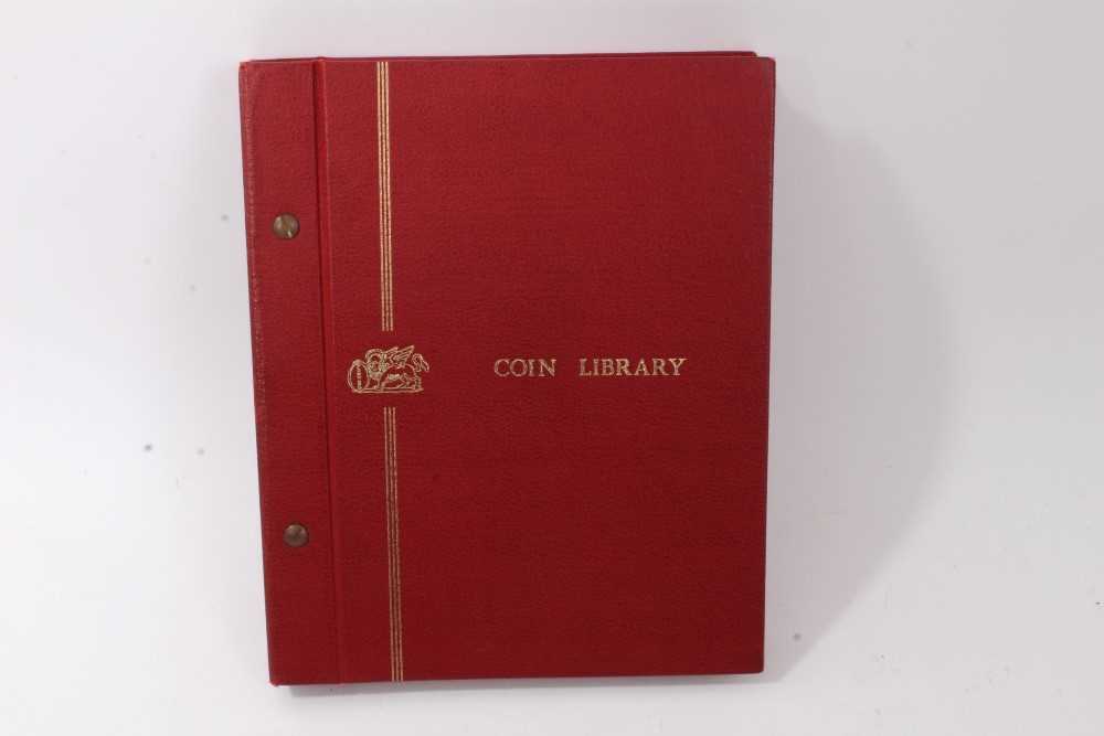 Lot 28 - G.B. - a coin library containing mixed coinage