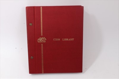 Lot 28 - G.B. - a coin library containing mixed coinage