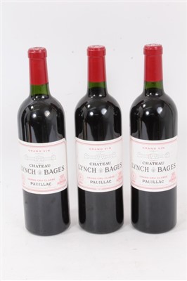 Lot 925 - Wine - three bottles, Lynch Bages 2008