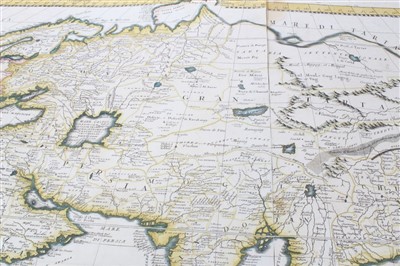 Lot 1088 - Father Vincenzo Maria Coronelli (1650-1718) hand coloured map - ‘Asia’ circa 1690, 59 x 87cm