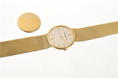 Lot 800 - Gentlemen’s Vacheron & Constantin Geneve 18ct gold Ultra Slim wristwatch with 17 jewel 1003 calibre movement, circular dial with applied gold baton hour markers and gold hands in circular gold case...